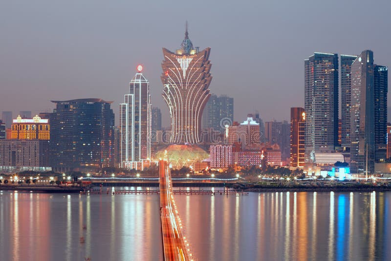 澳门 云顶国际 天际线夜景